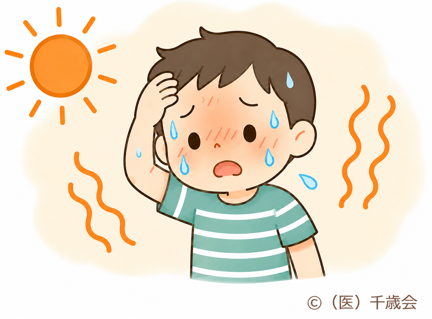 熱中症になりやすい原因１体温が上がりやすい