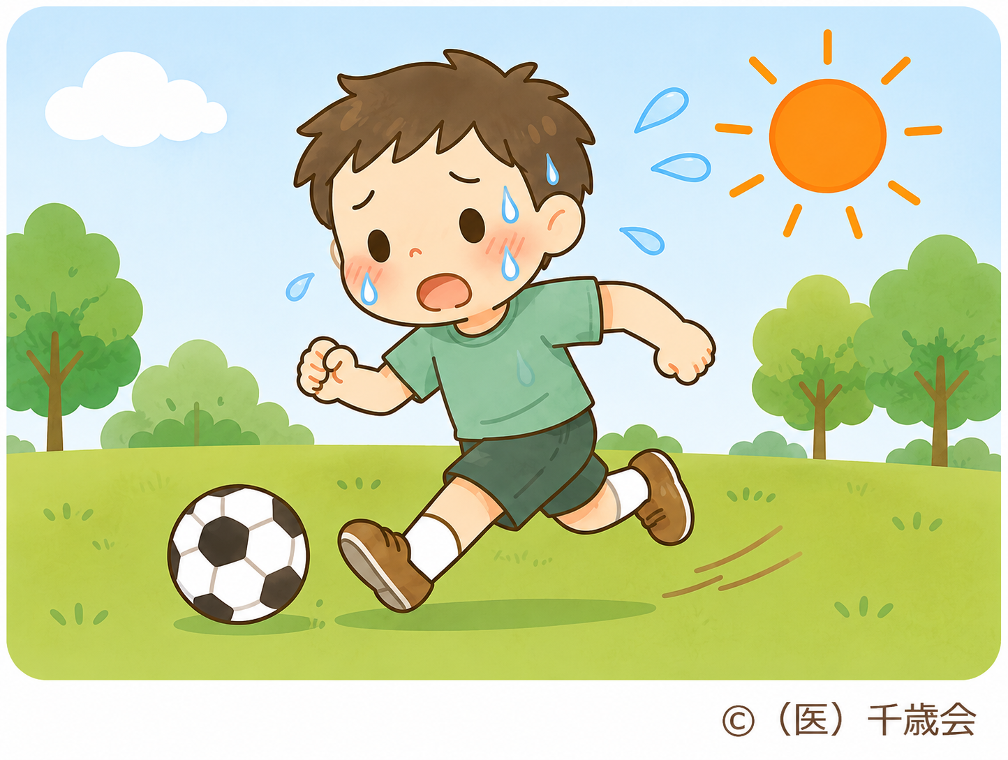 熱中症になりやすい原因４夢中になると休まない